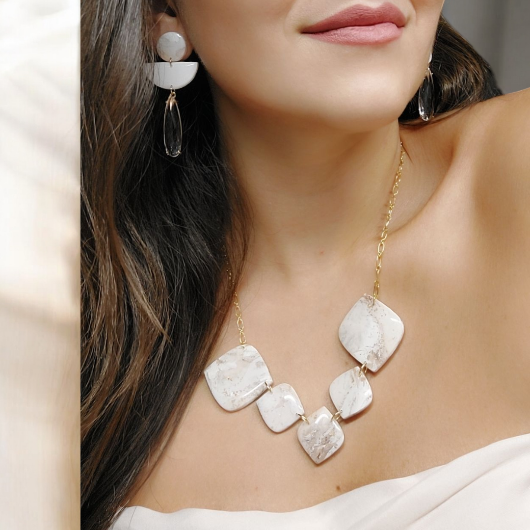 Orecchini ivory