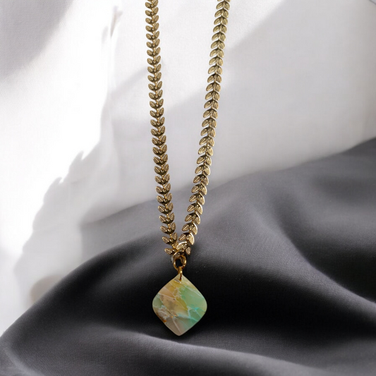 Collana marble green